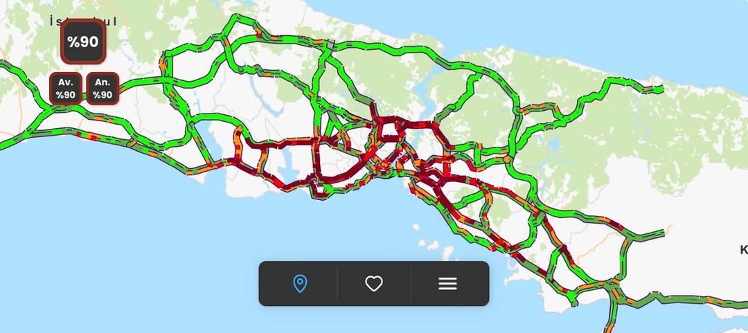 İSTANBUL-YOĞUNLUK-İSTANBUL-YU'DA TRAFİK_420252_123943